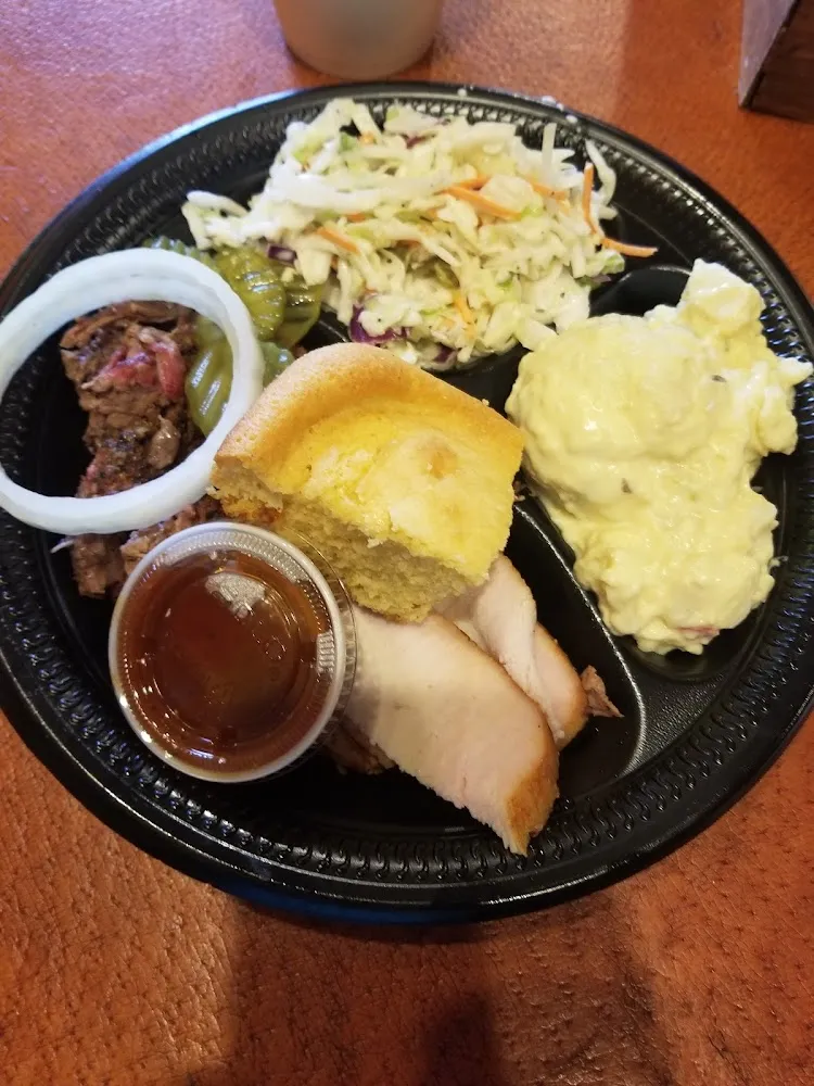 2 Meat Plate Turkey & Brisket Plate