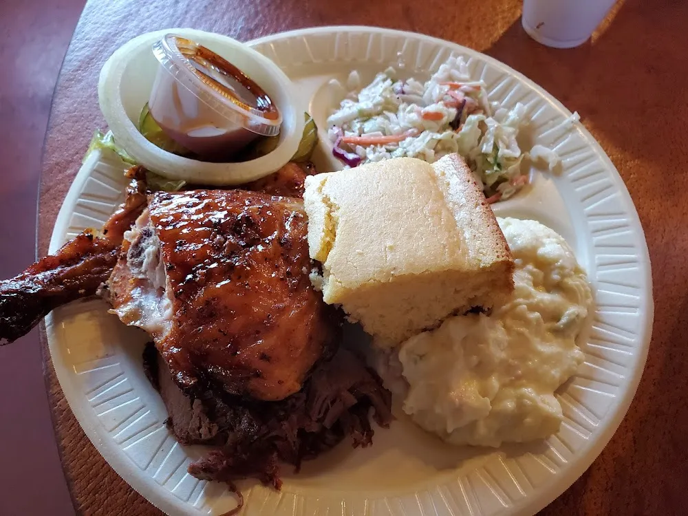 Chicken and Brisket Plate
